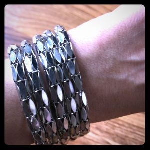 Bracelet silver tone
